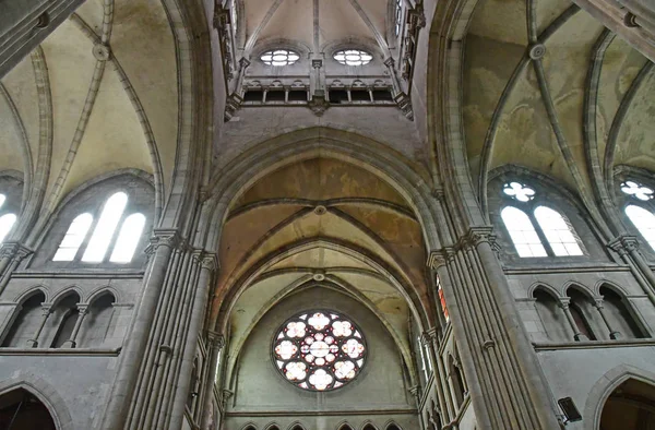 Epernay, France - july 26 2016 : Notre Dame church — Stock Photo, Image