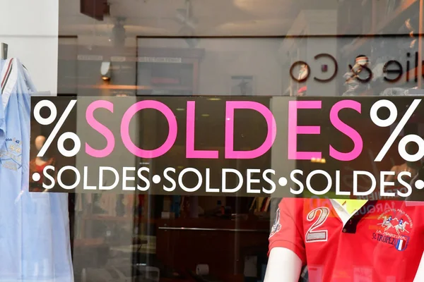 Strasbourg, France - july 22 2016 : sales — Stock Photo, Image