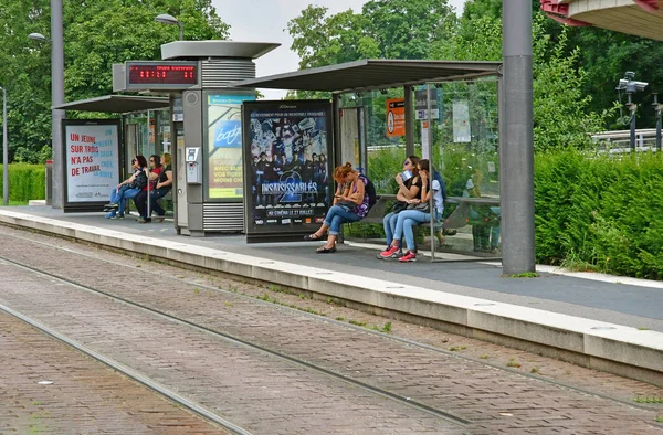 Strasbourg, France - july 24 2016 : tramway — Stock Photo, Image