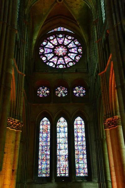 Reims, Francja - 25 lipca 2016: Katedra Notre Dame — Zdjęcie stockowe