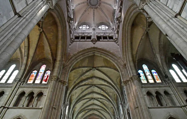 Epernay, Francia 26 de julio de 2016: Iglesia de Notre Dame — Foto de Stock