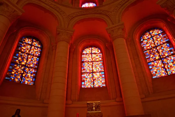 Caen; França - 17 de julho de 2017: o Abbaye aux Dames — Fotografia de Stock