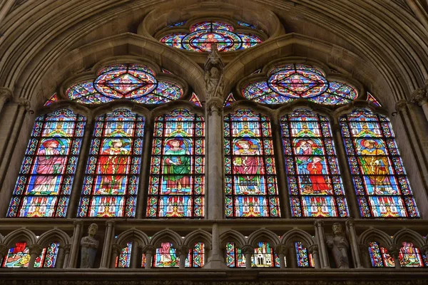 Bayeux; Fransa - 18 Temmuz 2017: tarihi katedral — Stok fotoğraf