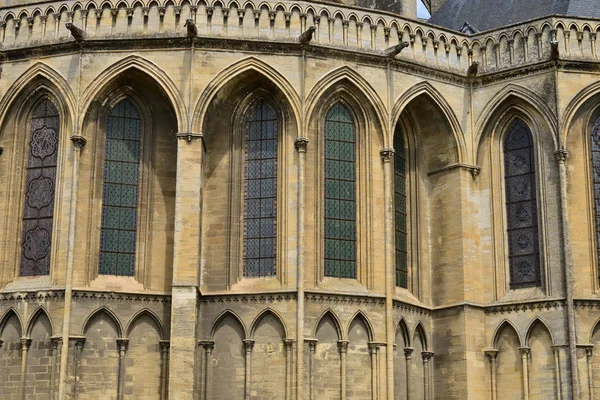 Bayeux; Frankrike - juli 18 2017: historiska katedral — Stockfoto