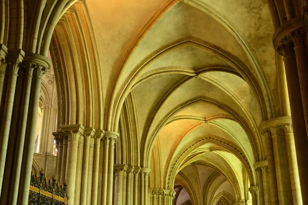 Caen; Francia - 17 de julio de 2017: Abbaye aux Hommes — Foto de Stock