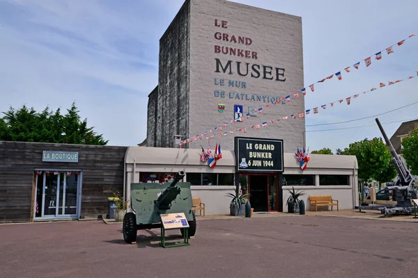 Ouistreham, Riva Bella ; France - 17 juillet 2017 : Grand Bunker mus — Photo