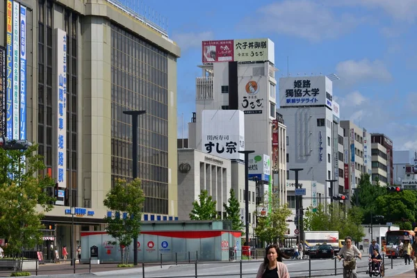 Himeji; Japan - august 7 2017 : city centre — Stock Photo, Image