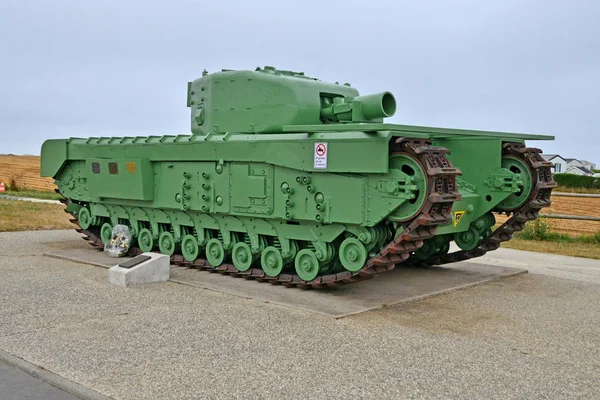 Luc sur Mer; France - july 17 2017 : Churchill tank — Stockfoto