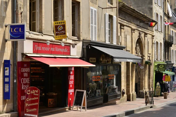 Bayeux; France - july 18 2017 : historical city center — Stock Photo, Image