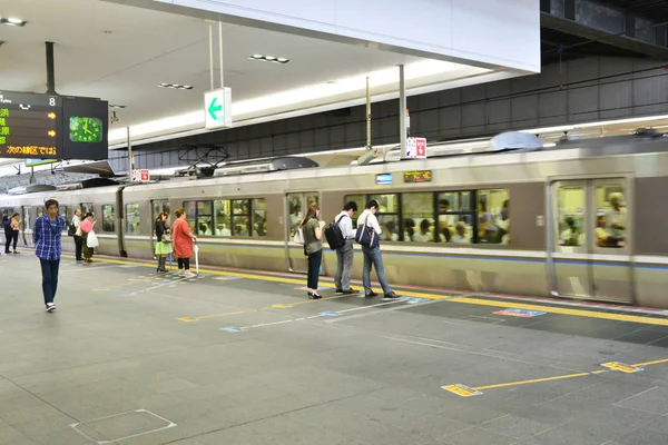 Himeji; Giappone - 6 agosto 2017: stazione ferroviaria — Foto Stock