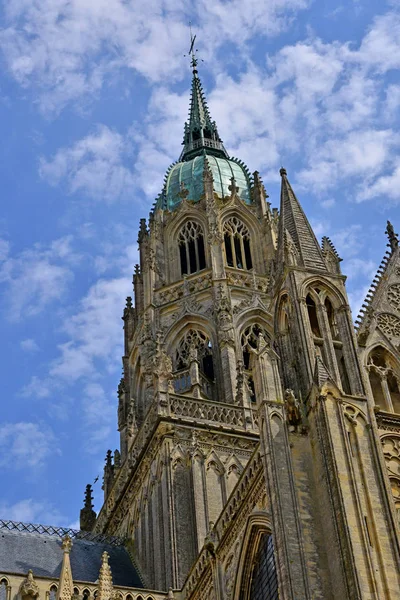 Bayeux ; France - 18 juillet 2017 : cathédrale historique — Photo