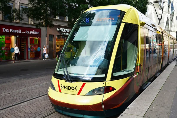 Strasbourg, France - july 28 2017 : tramway — 图库照片