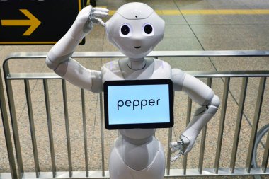 Kanazawa, Japan - august 1 2017 : robot clipart