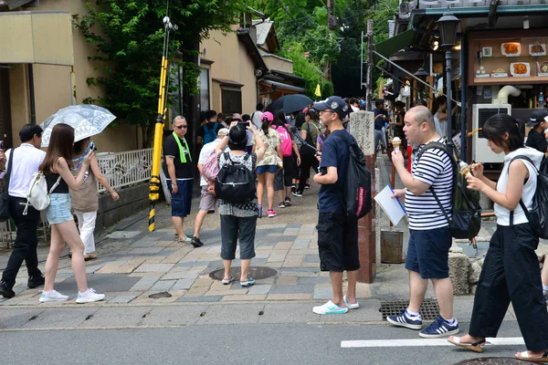 Kyoto, Japão - 30 de julho de 2017: Sagano Arashiyama — Fotografia de Stock