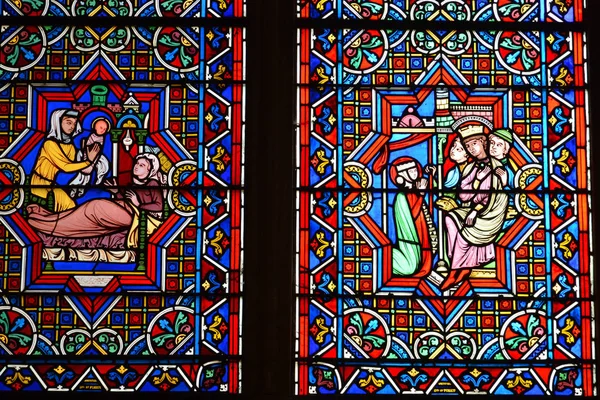 Bayeux; France - july 18 2017 : historical cathedral — Stock Photo, Image