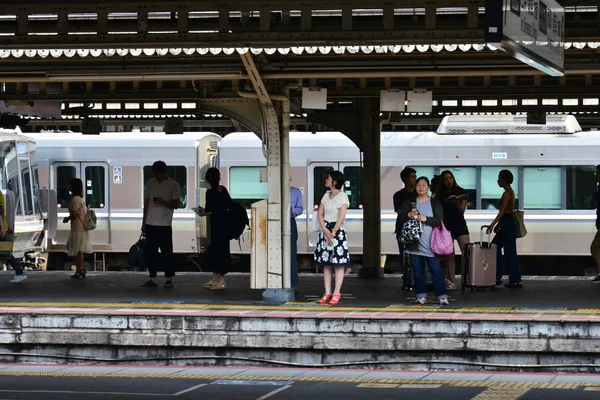 Kyoto, Japan - juli 31 2017: centralstationen — Stockfoto