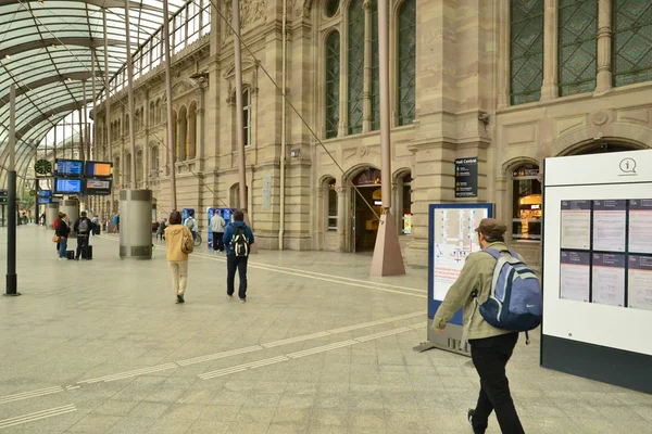 Straßburg, Frankreich - 13. August 2017: Bahnhof — Stockfoto