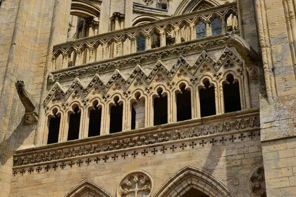 Bayeux Francia Luglio 2017 Cattedrale Storica — Foto Stock
