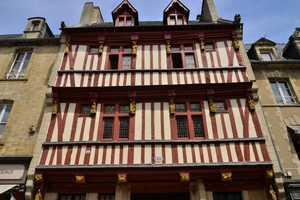 Bayeux; Frankrijk - juli 18 2017: historisch centrum — Stockfoto
