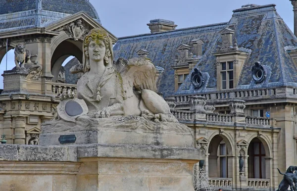 Chantilly, France - august 14 2016 : castle of Chantilly — Stock Photo, Image