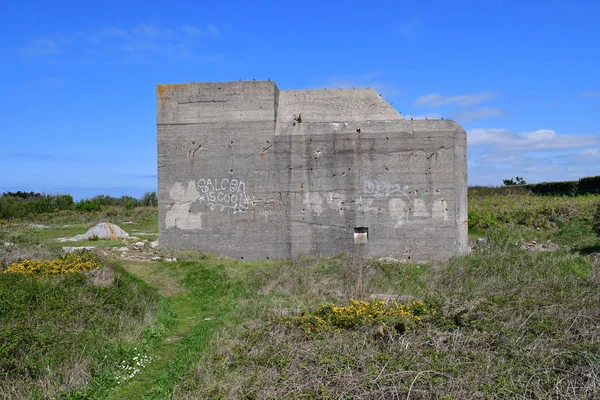 Le Croisic, Francia - 13 de abril de 2017: blockhouse — Foto de Stock