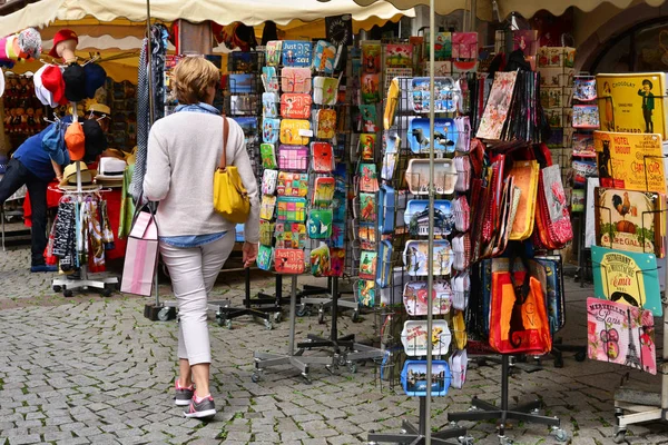 Straßburg, Frankreich - 28. Juli 2017: malerisches Stadtzentrum in s — Stockfoto