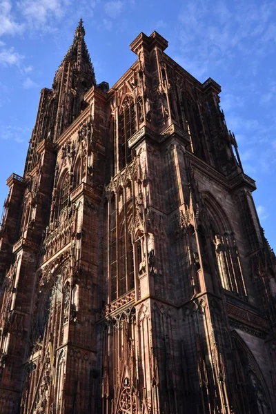 Strasbourg, Frankrike - juli 28 2017: domkyrkan — Stockfoto