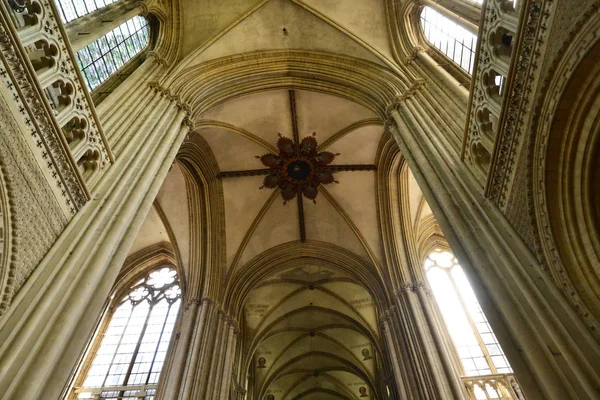 Bayeux France Juli 2017 Die Historische Kathedrale — Stockfoto