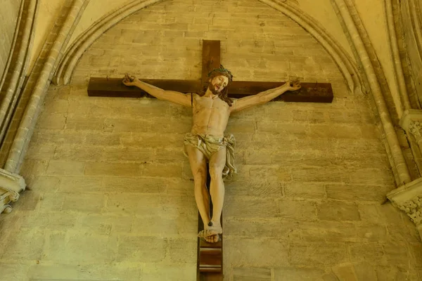 Bayeux; Fransa - 18 Temmuz 2017: tarihi katedral — Stok fotoğraf