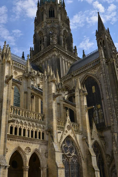 Bayeux ; France - 18 juillet 2017 : cathédrale historique — Photo