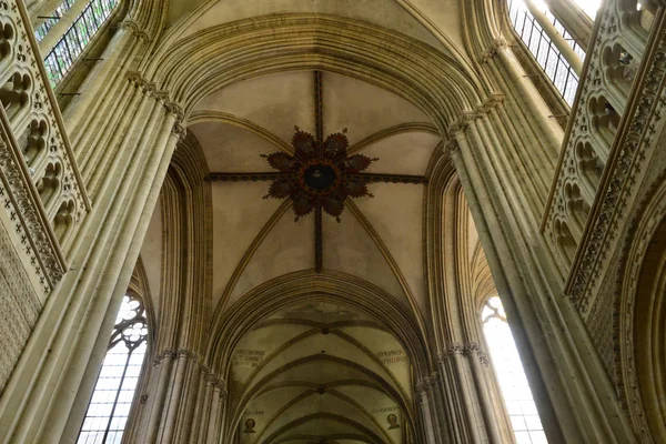 Bayeux Fransa Temmuz 2017 Tarihi Katedral — Stok fotoğraf