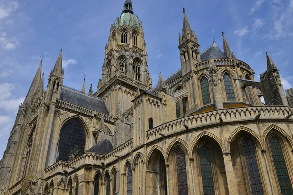 Bayeux França Julho 2017 Catedral Histórica — Fotografia de Stock