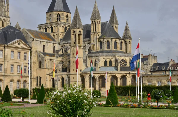 Caen; France - july 17 2017 : Abbaye aux Hommes — Stock Photo, Image