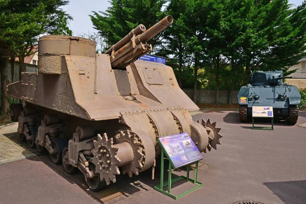 Ouistreham Riva Bella France Juli 2017 Obusier Priester Großartigen Bunker — Stockfoto