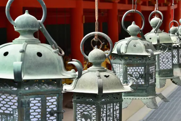 Nara, Japonya - 31 Temmuz 2017: Kasuga Taisha — Stok fotoğraf