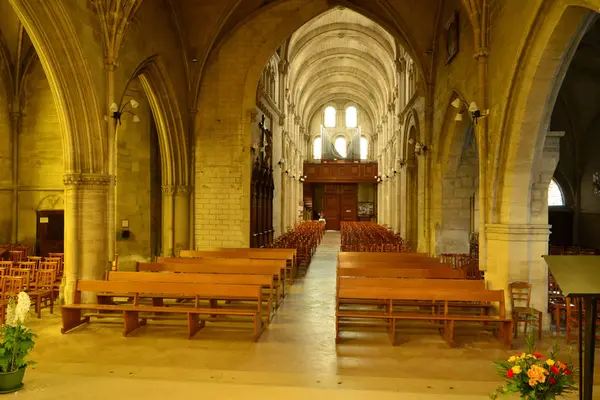Lion sur Mer; Francia - 18 de julio de 2017: iglesia histórica — Foto de Stock
