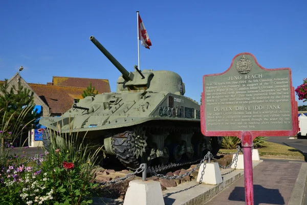 Courseulles; Fransa - 18 Temmuz 2017: Juno beach — Stok fotoğraf