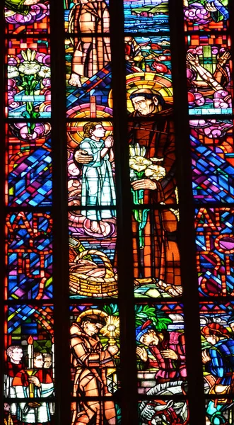 Страсбург, Франция - 28 июля 2017: Церковь Святого Пьера ле Вьё — стоковое фото