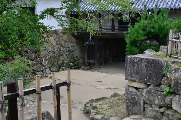 Hikone, Japão - 9 de agosto de 2017: castelo histórico — Fotografia de Stock
