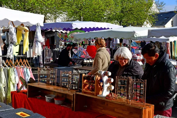 Le Croisic, France - 13 avril 2017 : marché — Photo