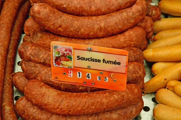 Verneuil sur Seine; France - april 9 2017 : saussage — Zdjęcie stockowe