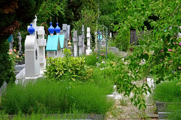 Sainte Genevieve Des Bois Francja Czerwca Rosyjski Cmentarz — Zdjęcie stockowe