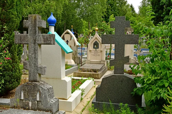 Saint Genevieve Des Bois France June Russian Cemetery — 图库照片