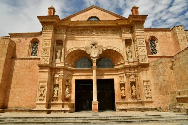 Santo Domingo, Dominikanska republiken - maj 31 2017: domkyrkan — Stockfoto