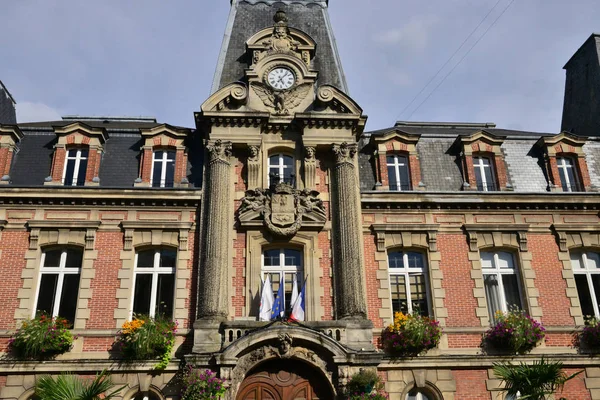 Fontainebleau, France - july 21 2017 : city hall — Stock Photo, Image