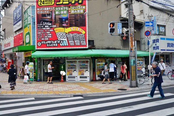 Osaka, Japón - agosto 4 2017: Distrito de Namba —  Fotos de Stock