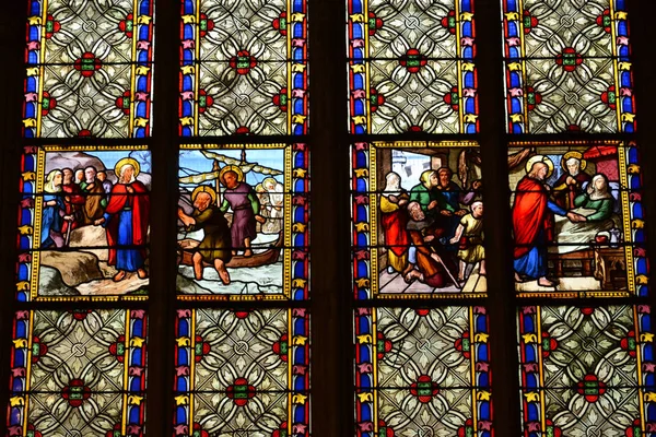 Lisieux; frankreich - 17. juli 2017: kathedrale des heiligen pierre — Stockfoto