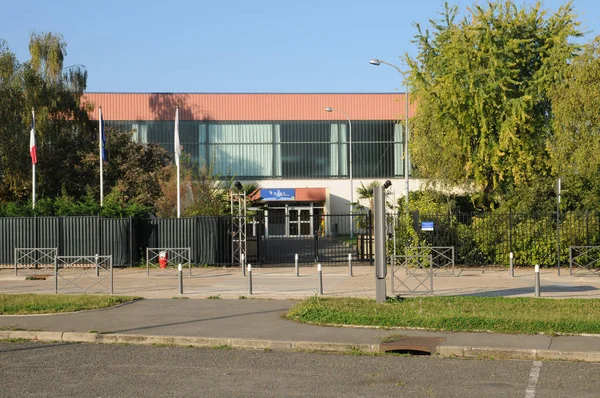 Les Mureaux; France - october 7 2017 : sports hall — Stock Photo, Image