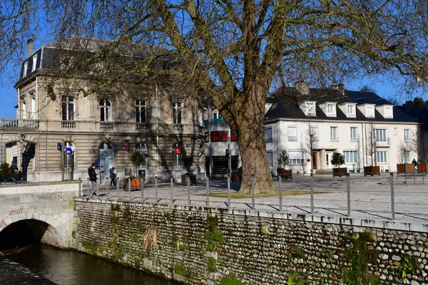 Evreux, Francja - 17 stycznia 2017: centrum miasta — Zdjęcie stockowe