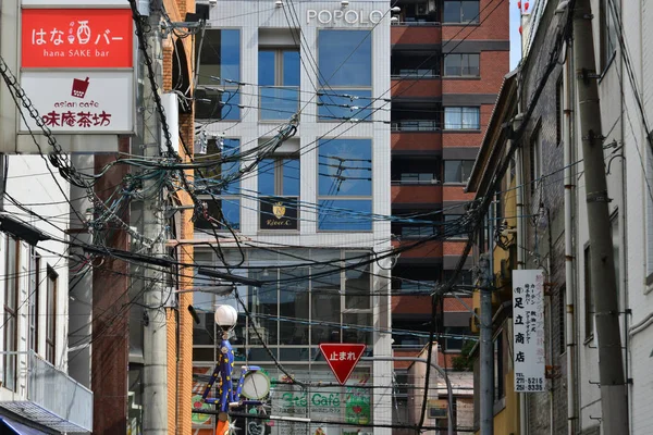 Osaka, japan - 5. august 2017: amerika mura district — Stockfoto